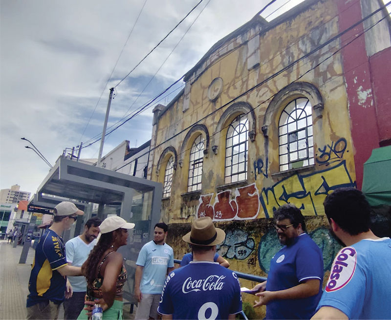 Passeio Caminhos do Azulão com torcedores do São Bento