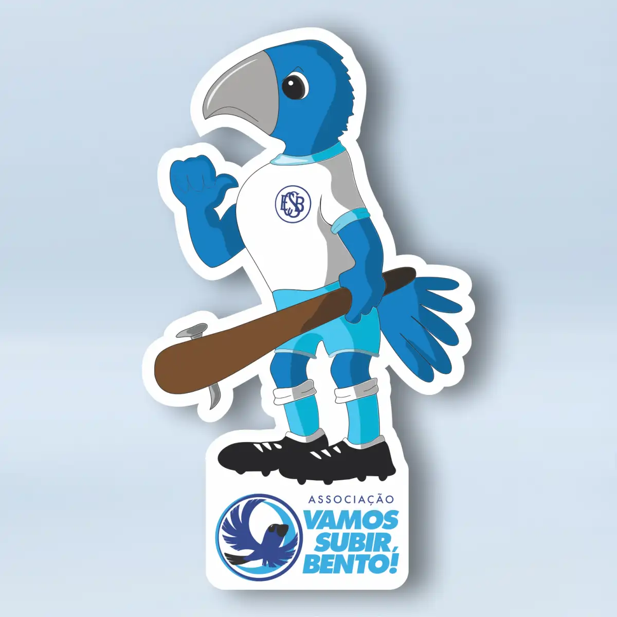 Adesivo do mascote do São Bento